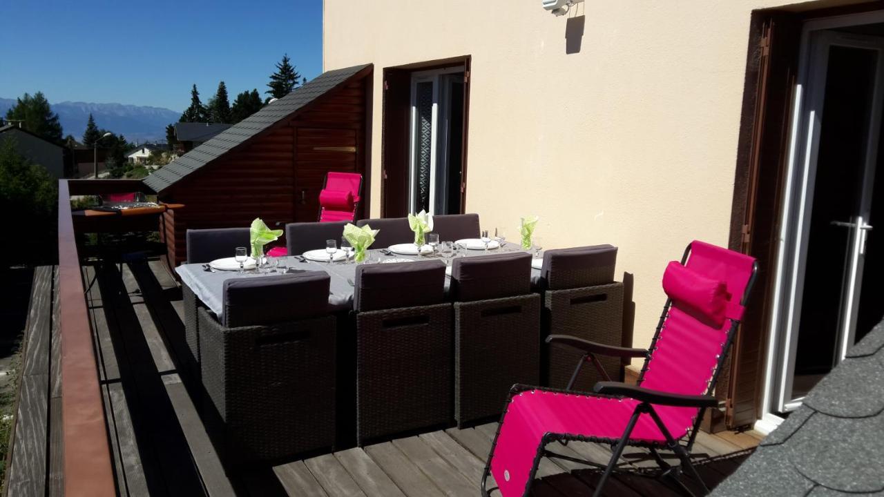 Résidence Campredon - 6 à 8 pers - Linge Inclus - Terrasse 25m2 plein sud - Jardin - Internet - Parking - Navette pied du logement Font-Romeu-Odeillo-Via Exterior foto