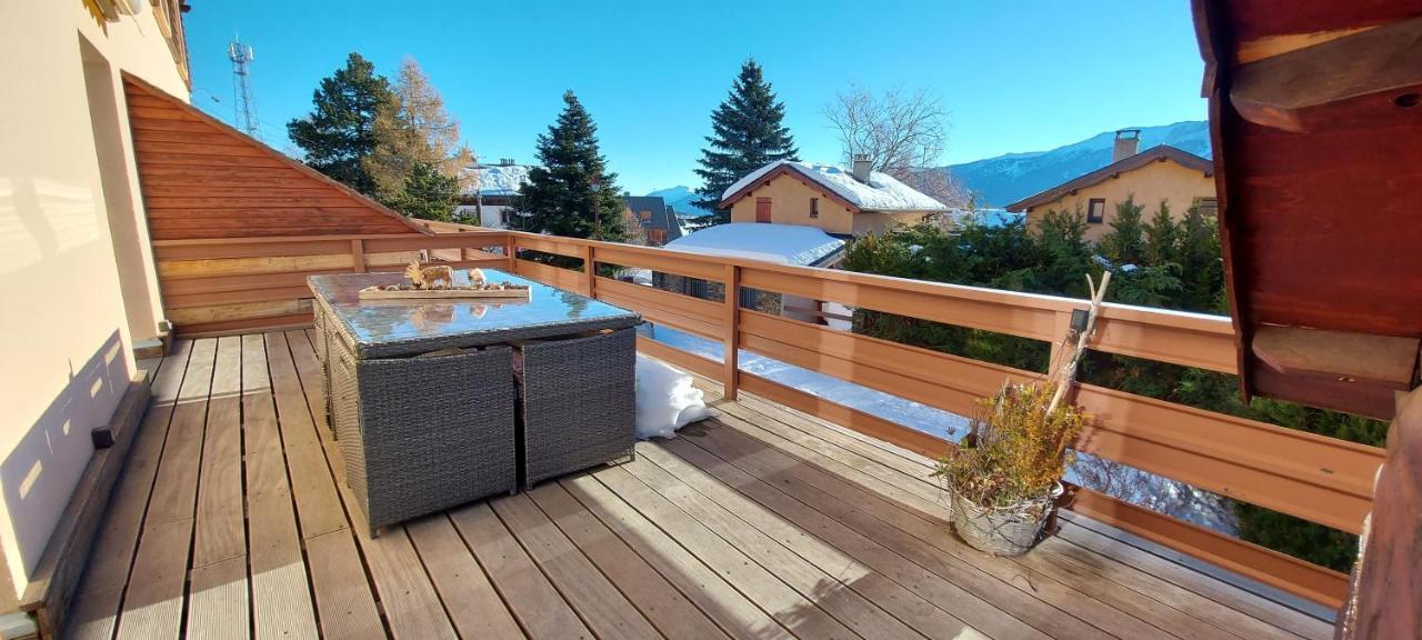Résidence Campredon - 6 à 8 pers - Linge Inclus - Terrasse 25m2 plein sud - Jardin - Internet - Parking - Navette pied du logement Font-Romeu-Odeillo-Via Exterior foto